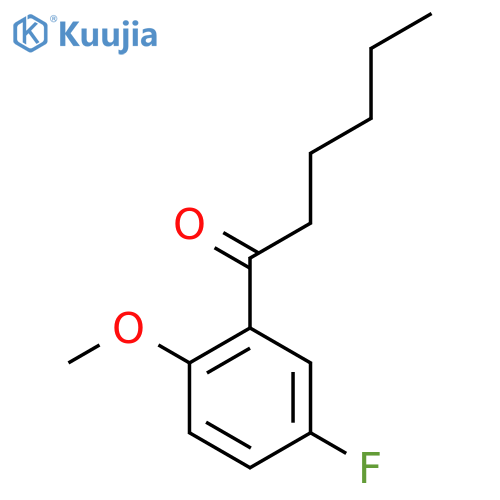 1-(5-Fluoro-2-methoxyphenyl)hexan-1-one structure