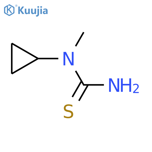 1-Cyclopropyl-1-methylthiourea structure