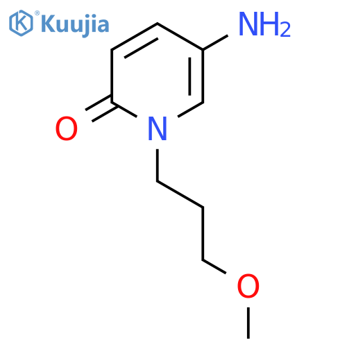 5-amino-1-(3-methoxypropyl)-1,2-dihydropyridin-2-one structure