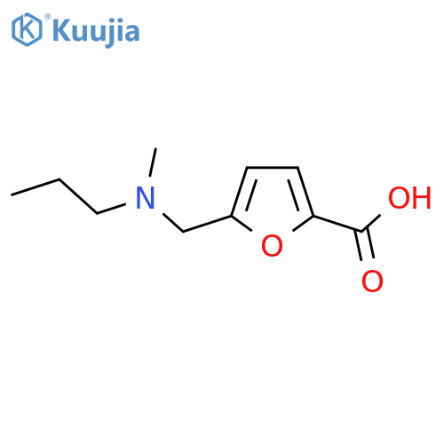 5-{methyl(propyl)aminomethyl}furan-2-carboxylic acid structure