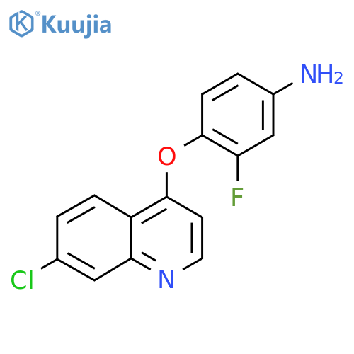 4-(7-Chloroquinolin-4-yl)oxy-3-fluoroaniline structure