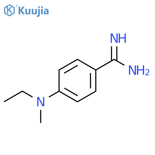 4-Ethyl(methyl)aminobenzene-1-carboximidamide structure