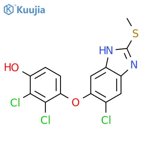 Hydroxytriclabendazole structure