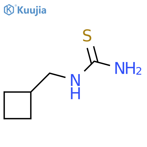 (Cyclobutylmethyl)thiourea structure
