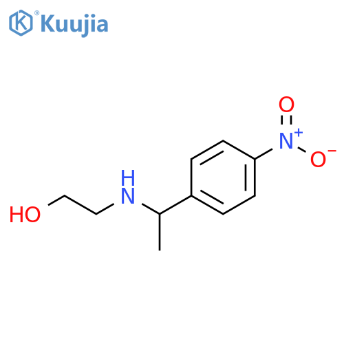 2-{1-(4-nitrophenyl)ethylamino}ethan-1-ol structure