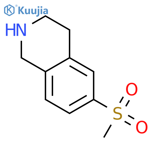6-(methylsulfonyl)-1,2,3,4-tetrahydroisoquinoline structure