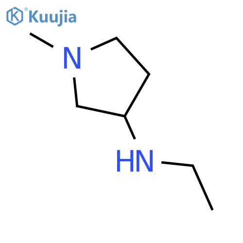N-ethyl-1-methylpyrrolidin-3-amine structure