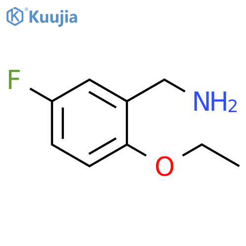 (2-Ethoxy-5-fluorophenyl)methanamine structure