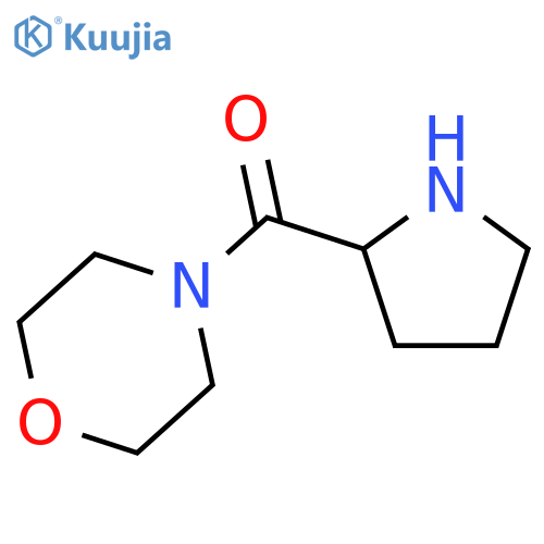 4-(pyrrolidine-2-carbonyl)morpholine structure