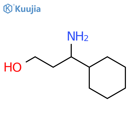 rac-3-Amino-3-cyclohexyl-propanol structure