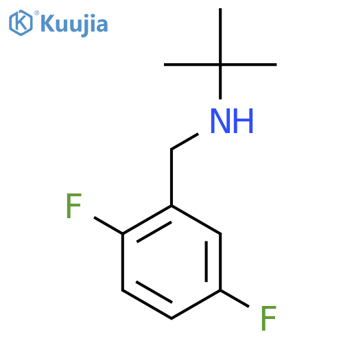 tert-butyl(2,5-difluorophenyl)methylamine structure