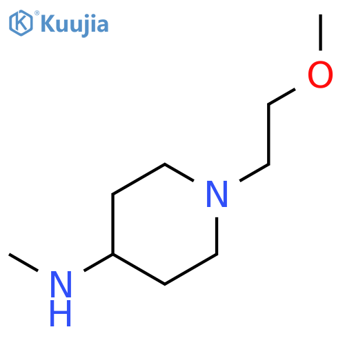 1-(2-Methoxy-ethyl)-piperidin-4-yl-methyl-amine structure