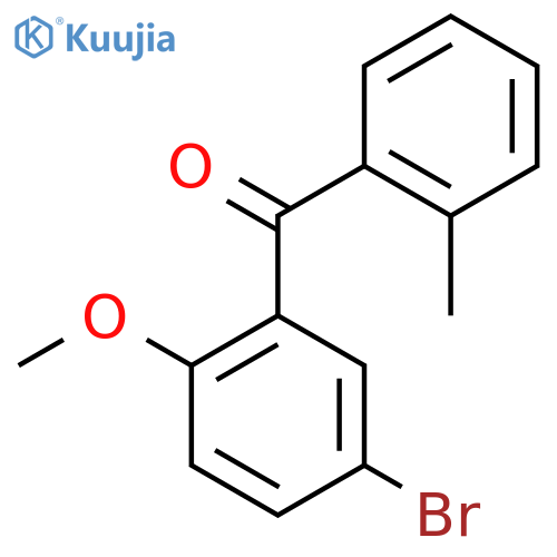 (5-Bromo-2-methoxyphenyl)(2-methylphenyl)methanone structure