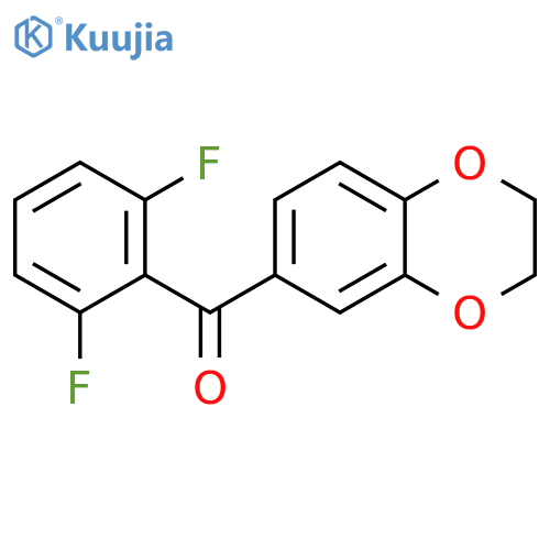 6-(2,6-difluorobenzoyl)-2,3-dihydro-1,4-benzodioxine structure