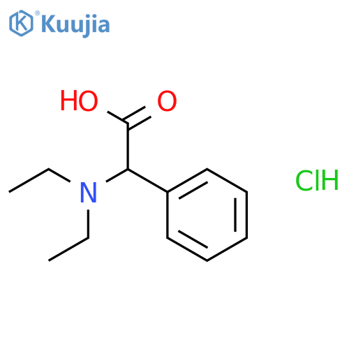 Diethylamino-phenyl-acetic acid hydrochloride structure