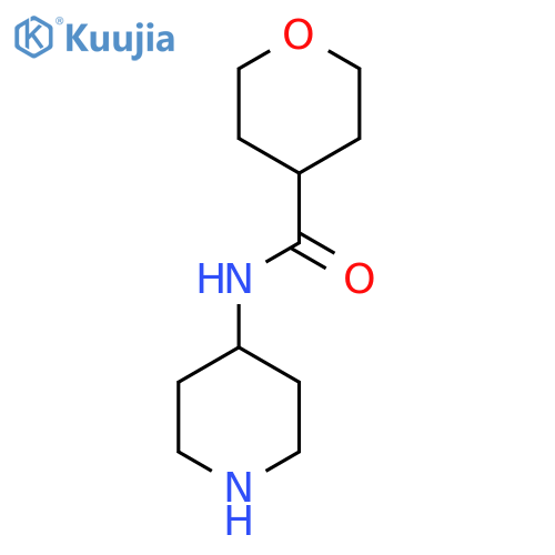 N-(Piperidin-4-yl)oxane-4-carboxamide structure