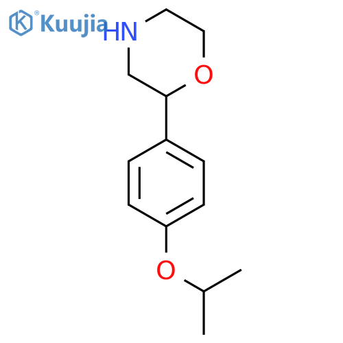 2-4-(propan-2-yloxy)phenylmorpholine structure
