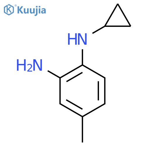 1-N-cyclopropyl-4-methylbenzene-1,2-diamine structure