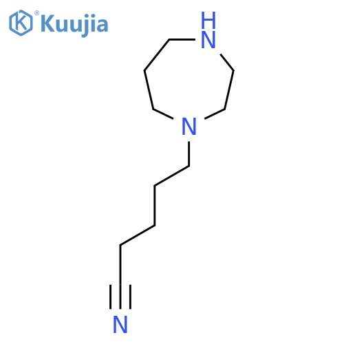 5-(1,4-Diazepan-1-yl)pentanenitrile structure