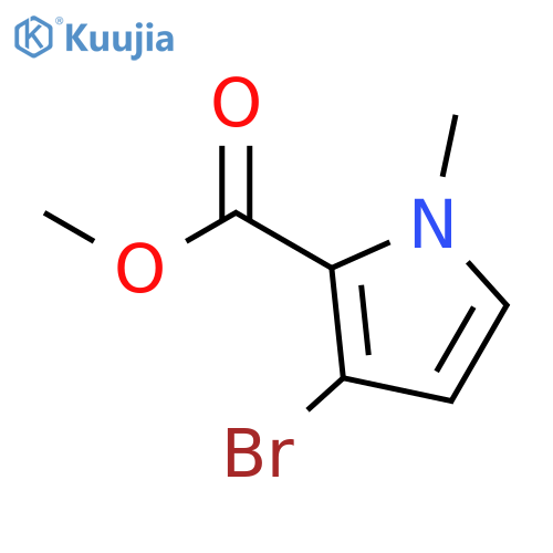 Methyl 3-bromo-1-methyl-1H-pyrrole-2-carboxylate structure
