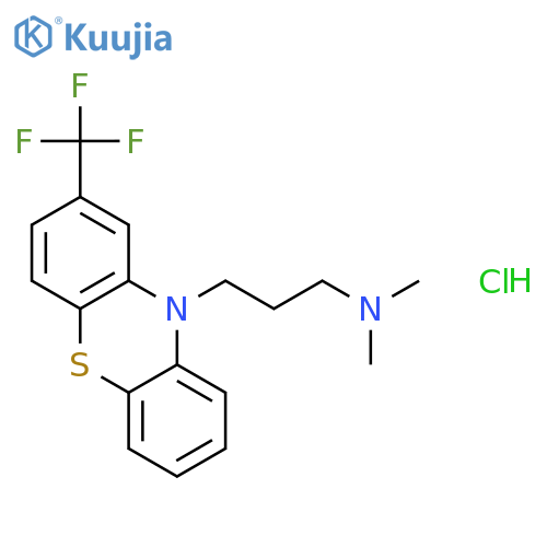 Triflupromazine hydrochloride structure
