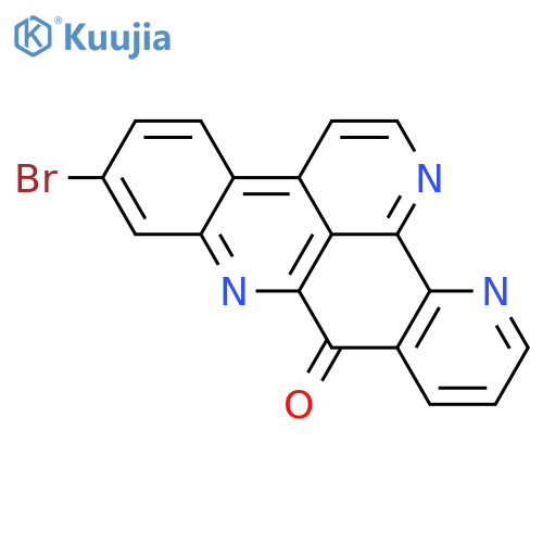 9H-Quino[4,3,2-de][1,10]phenanthrolin-9-one,6-bromo- structure
