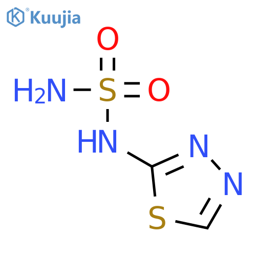 Sulfamide, N-1,3,4-thiadiazol-2-yl- structure