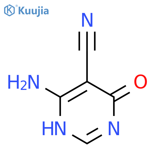 5-Pyrimidinecarbonitrile,4-amino-1,6-dihydro-6-oxo- structure