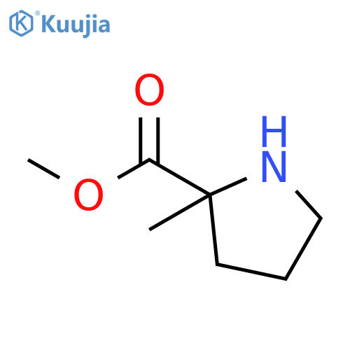 methyl (2S)-2-methylpyrrolidine-2-carboxylate structure