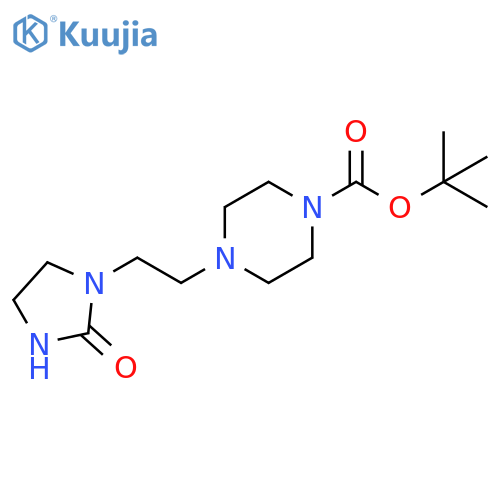 tert-Butyl 4-(2-(2-Oxoimidazolidin-1-yl)ethyl)piperazine-1-carboxylate structure