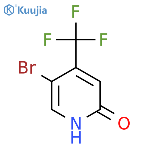 5-bromo-4-(trifluoromethyl)-1H-pyridin-2-one structure