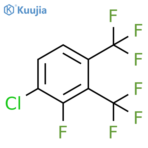 1-Chloro-2-fluoro-3,4-bis-(trifluoromethyl)benzene structure