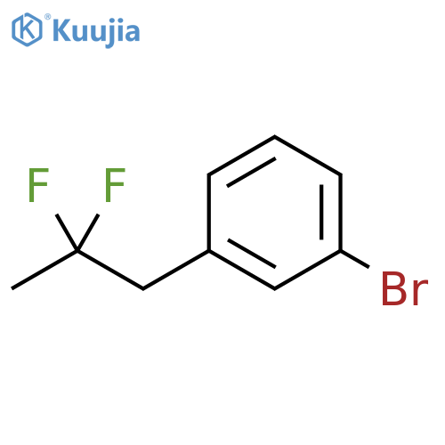 1-Bromo-3-(2,2-difluoropropyl)benzene structure