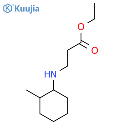 Ethyl 3-[(2-methylcyclohexyl)amino]propanoate structure