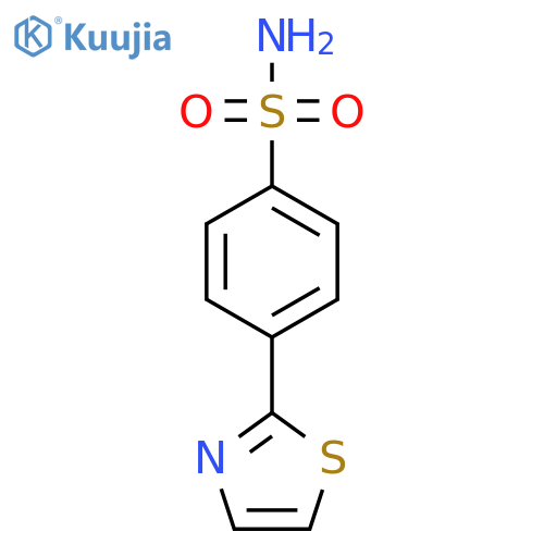 4-(1,3-thiazol-2-yl)benzene-1-sulfonamide structure