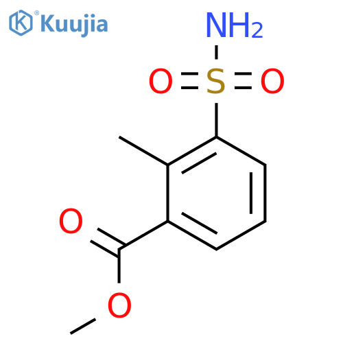 Methyl 2-methyl-3-sulfamoylbenzoate structure