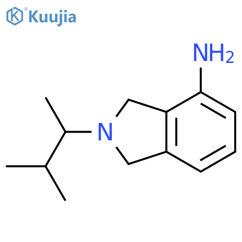 2-(3-methylbutan-2-yl)-2,3-dihydro-1H-isoindol-4-amine structure