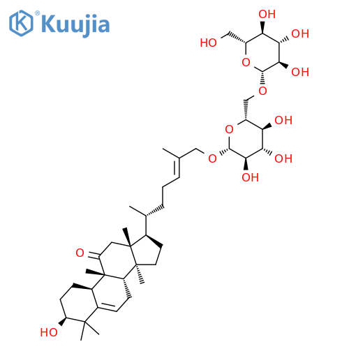 19-Norlanosta-5,24-dien-11-one,26-[(6-O-b-D-glucopyranosyl-b-D-glucopyranosyl)oxy]-3-hydroxy-9-methyl-,(3b,9b,10a,24E)- structure
