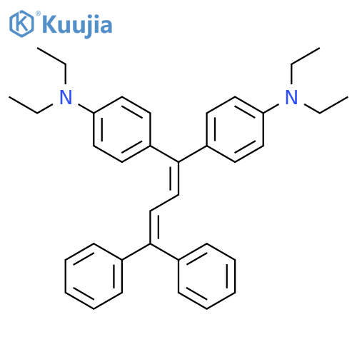 4,4'-(4,4-Diphenylbuta-1,3-diene-1,1-diyl)bis(N,N-diethylaniline) structure