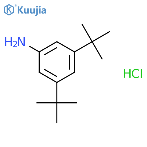 3,5-di-tert-butylaniline hydrochloride structure
