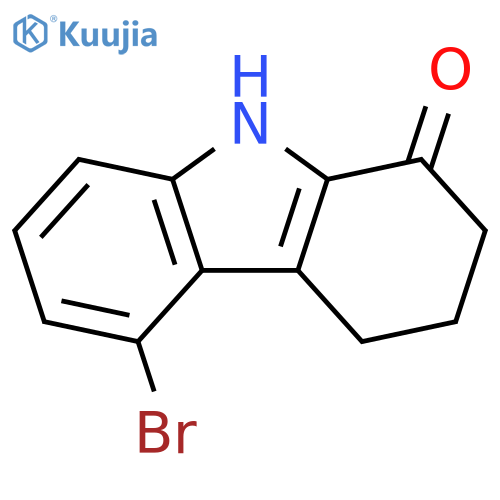 5-bromo-2,3,4,9-tetrahydro-1H-carbazol-1-one structure