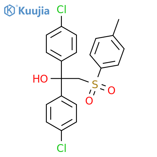 1,1-BIS(4-CHLOROPHENYL)-2-[(4-METHYLPHENYL)SULFONYL]-1-ETHANOL structure