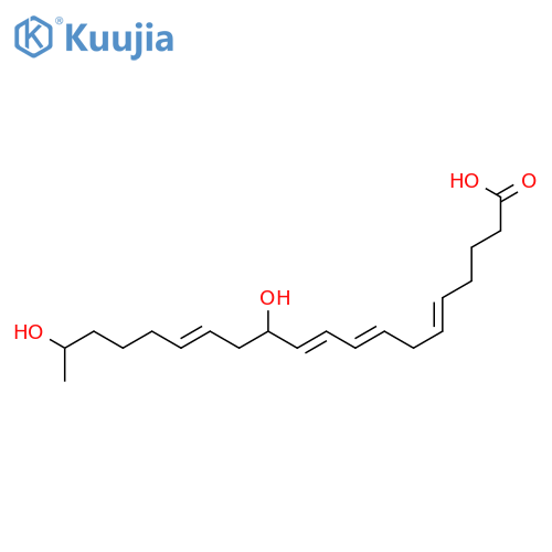 (5Z,8Z,10E,12S,14Z,19R)-12,19-Dihydroxy-5,8,10,14-eicosatetraenoic acid structure
