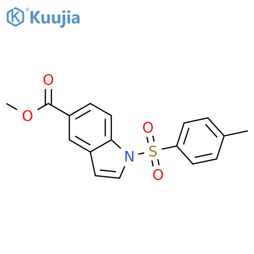 Methyl 1-tosyl-1h-indole-5-carboxylate structure