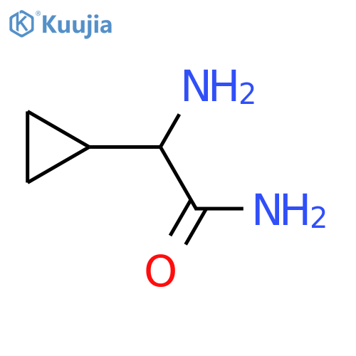 2-Amino-2-cyclopropylacetamide structure
