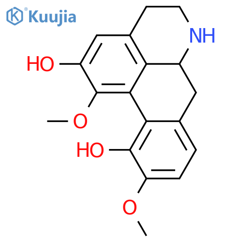 1,2,10,11-Tetrahydroxyaporphine; (S)-form, 1,10-Di-Me ether, N-de-Me structure