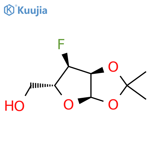 ((3aR,5R,6R,6aS)-6-Fluoro-2,2-dimethyltetrahydrofuro[2,3-d][1,3]dioxol-5-yl)methanol structure