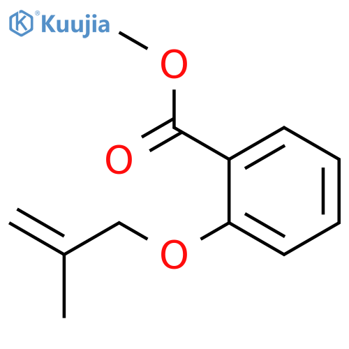 methyl 2-(2-methylprop-2-en-1-yl)oxybenzoate structure
