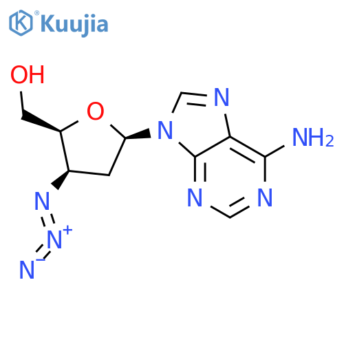 9H-Purin-6-amine,9-[2-deoxy-3-O-(methylsulfonyl)-b-D-threo-pentofuranosyl]- structure
