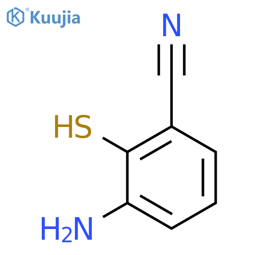 3-Amino-2-mercaptobenzonitrile structure